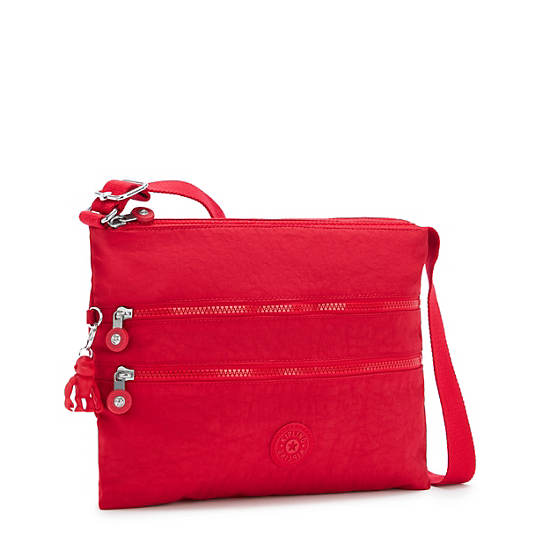 Kipling Alvar Crossbody Bags Red Rouge | CA 1060RV